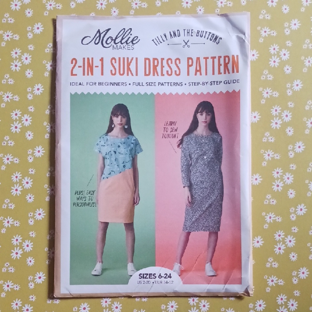 Tilly And The Buttons 2-in-1 Suki Dress Pattern